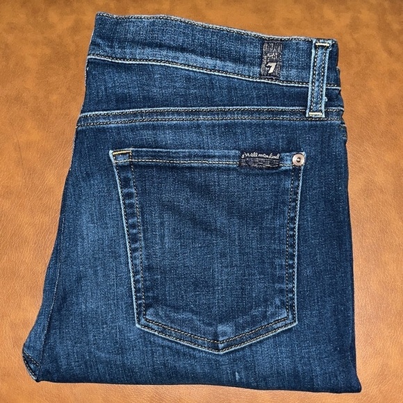 7 For All Mankind High Waist Ankle Gwenevere Size 32 - Picture 3 of 16